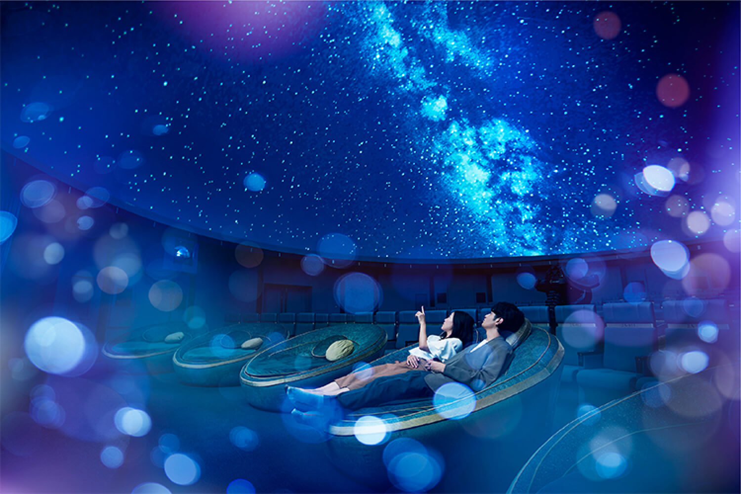 プラネタリアTOKYO×銀座周辺施設「With the Stars」｜コニカミノルタ プラネタリアTOKYO